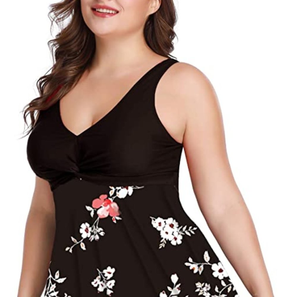 Padded High Waist Swimdress